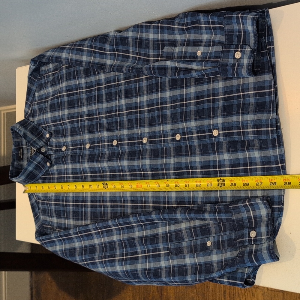 J. Crew Men's Large Slim Untucked Flex Washed Long Sleeve Shirt Style #BI051 - Picture 13 of 15